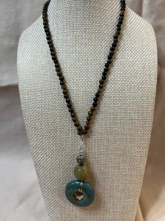 #111  Ceramic pendant